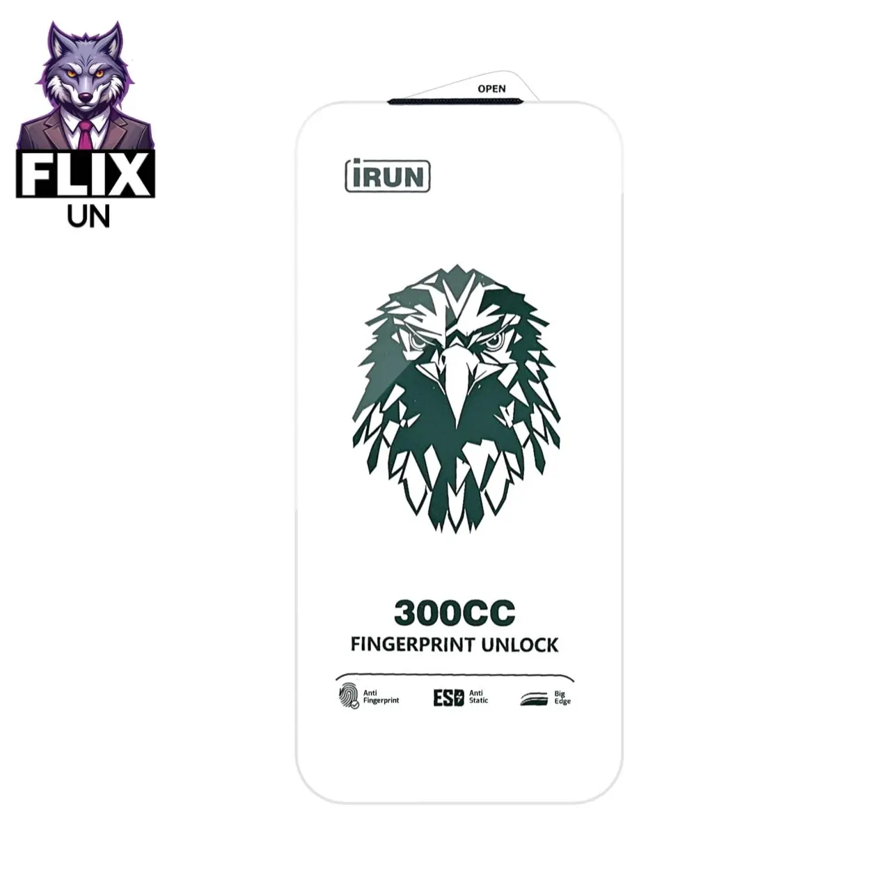 گلس بدون حاشیه(بدون فریم مشکی)300CC